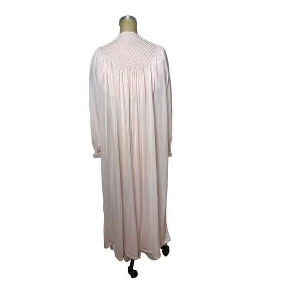 1950s pink pink peignoir set with robe and nightgown Size M - Picture 6 of 10